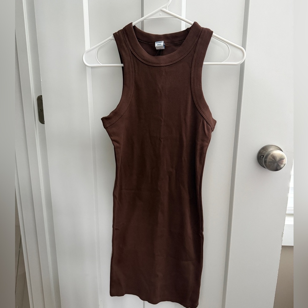 Old Navy Ribbed High Neck Dress. NWT. Size XS petite